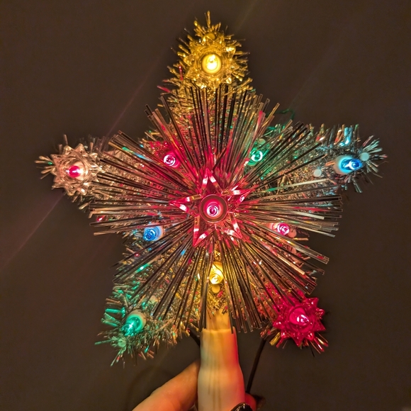 Colorful Star Tree Topper - Picture 1 of 8